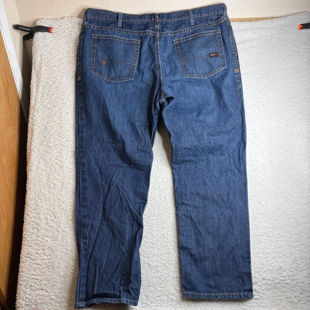 Ariat FR M3 Loose Fit Work Jeans Mens 50x34 (32) Denim Blue 105037